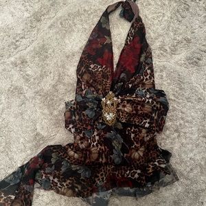 Jaded London Cindy plunge mini dress size 4